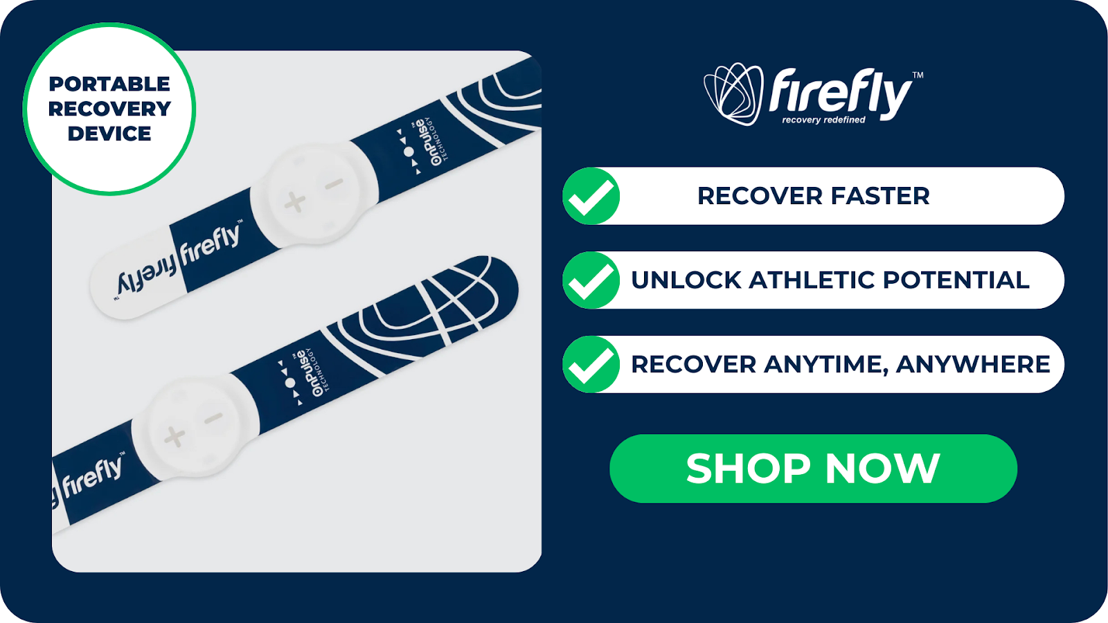 Firefly Recovery Device for Runners